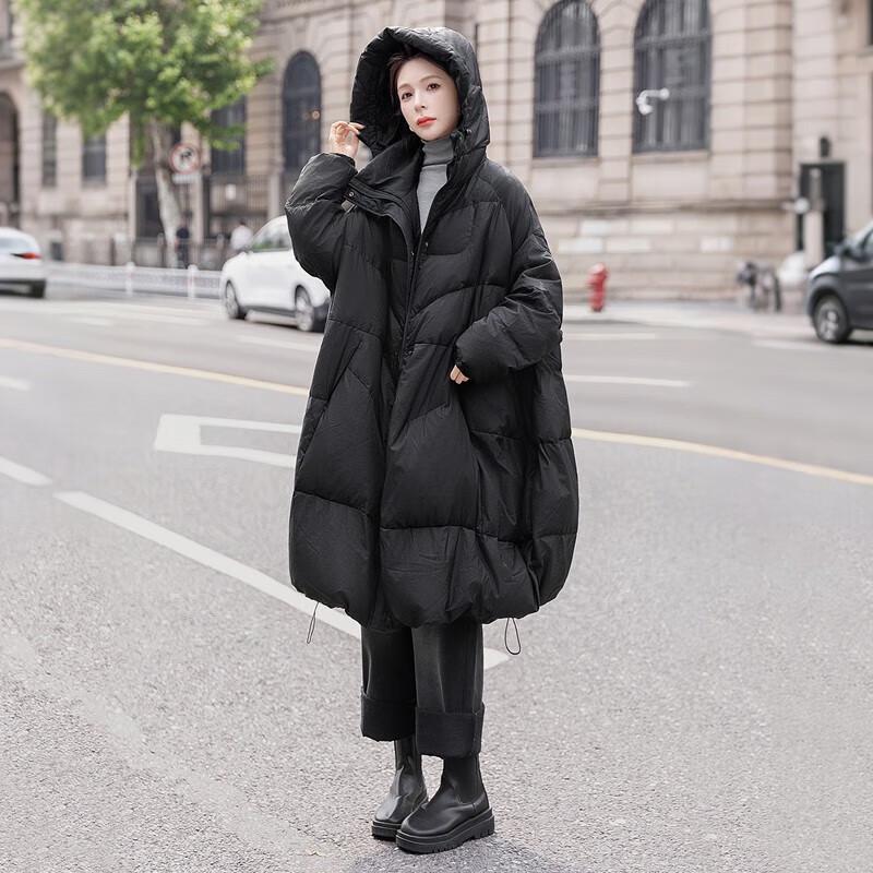 Women's 90% Down Oversized Hooded Puffer Jacket