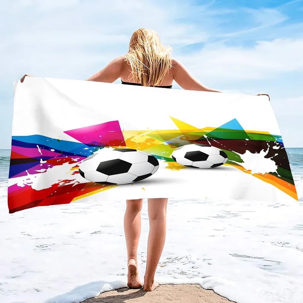 Large Beach Towel for Adults Quick Dry Beach Towel Comfortable Soft Towels Summer Swim Towel for Bathroom Spa Gym Yoga Beach