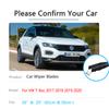 For Volkswagen VW T-Roc TROC T ROC A11 AC7 2017~ Front Rear Wiper Windscreen Windshield Brushes Washer Auto Replacement
