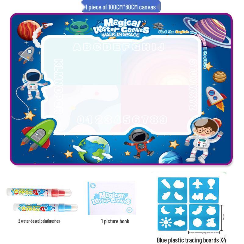 Magic Water Drawing Canvas: Large Creative Doodle Blanket for Kids