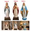 Virgin Mary Statue, Religious Figure, Blessed Catholic Sculpture, Resin Statue Figurine for Bedroom