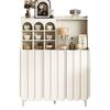 Modern Minimalist Solid Wood Side Cabinet for Small Apartments