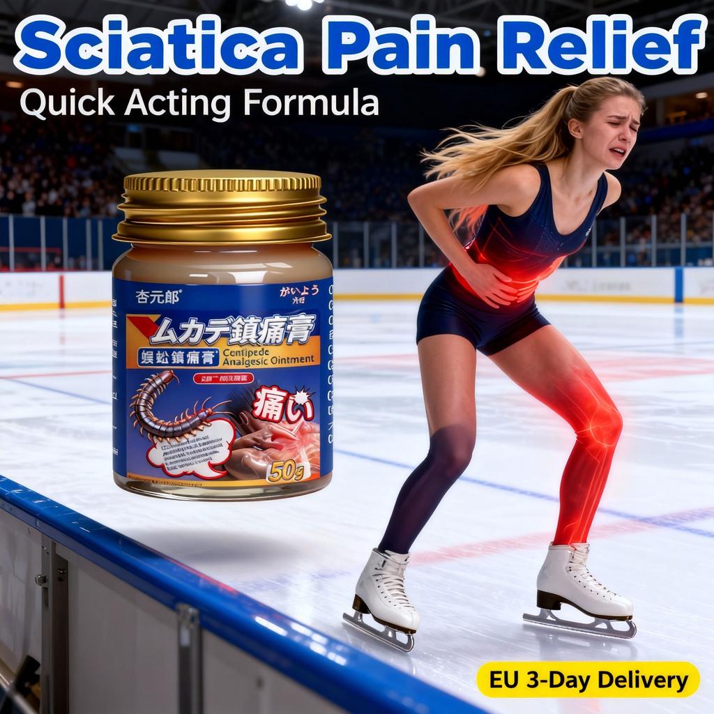 Natural Herbal Lower Back Ointment - Skin-Safe Gentle Sciatica Relief