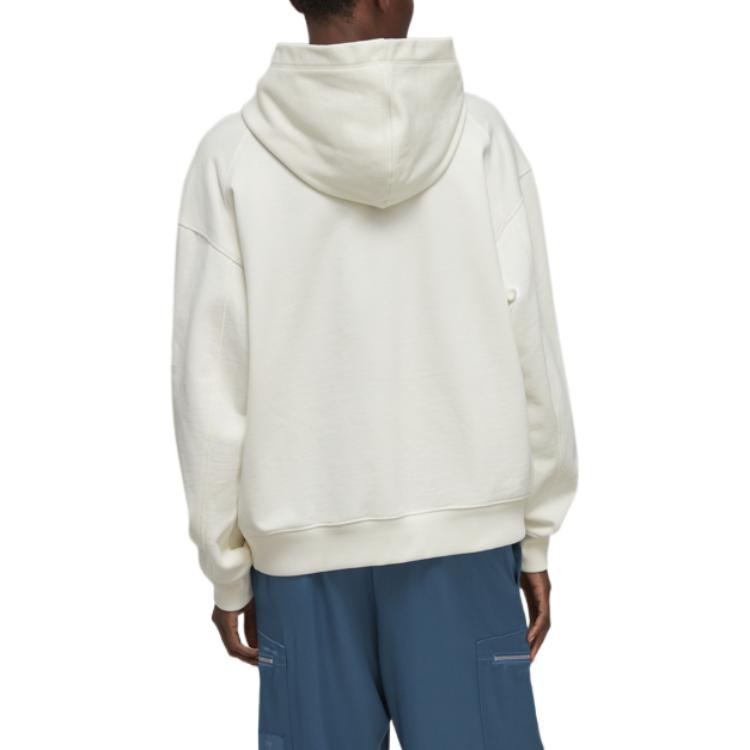 Y-3 SS23 Solid Color Hooded Pullover Long Sleeve Sweatshirt Men sweatshirt White IB4811