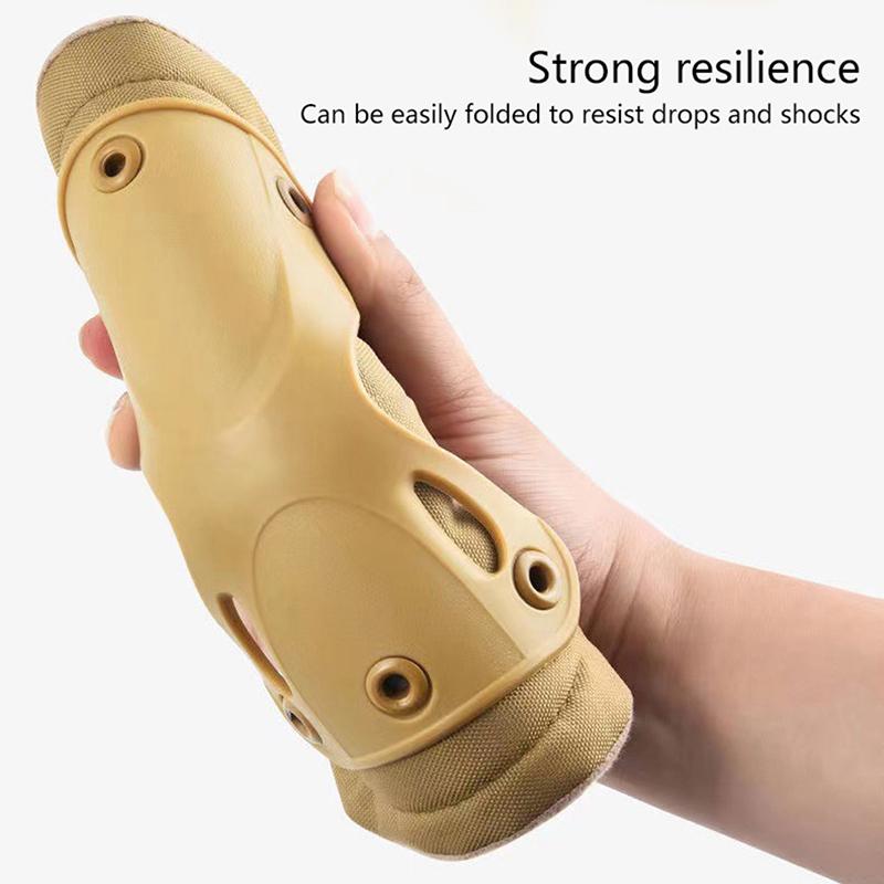 4Pcs/Set Outdoor Combat Protective Gear Elbow Knee Pads Outdoor Sport Supplies