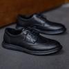 Fashion Genuine Leather Mens Formal Shoes Fashion Luxury Brand Brogue Men Shoes Handmade Business Dress Oxford Casual Shoes plus size 47
