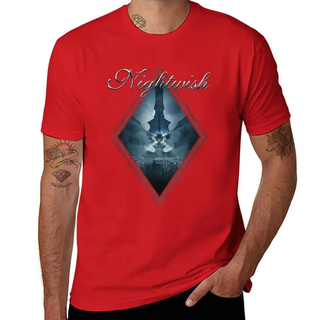 Dark Passion Play (Album Cover Nightwish Logo) Tshirt Animal Prinfor Boys Summer Top Customs Tshirts For Unisex Cotton