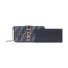 Fendi graphy Gold-Plated Detachable Thin Chain Shoulder Strap FF Pattern Calfskin Wallet Women wallet Dark-Blue 8BS076ASU0F1PQK
