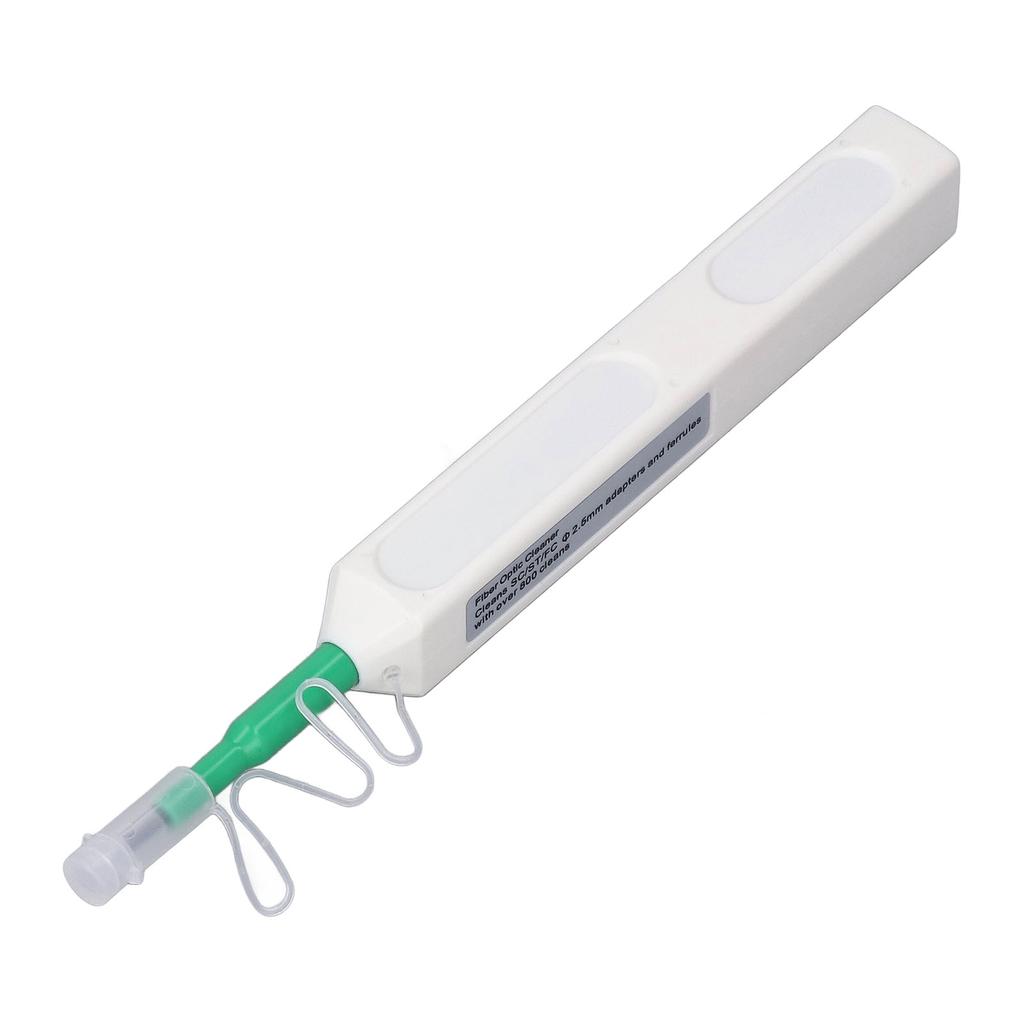 Fiber Optic Cleaning Pen Sound Prompt 180 Degree Clean Low Loss Pen Type Optical Fiber Cleaner for 2.5mm SC FC ST LC