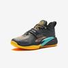 Anta Dětské Kyrie 1 Pohodlné Všestranné Profesionální Basketbalové Boty Dětské Tenisky Hradně šedá Černá Fluorescenční Mango-Oranžová 312441110-1