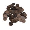 100PCS Treasure Coins Set High Simulation Detailed Pretend Plastic Toy Prop Coins for Board Games Party Decorations