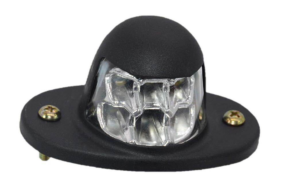 Mikan 24V 6 LED License Light Set of 2 Truck Trailer Large Vehicle Agricultural