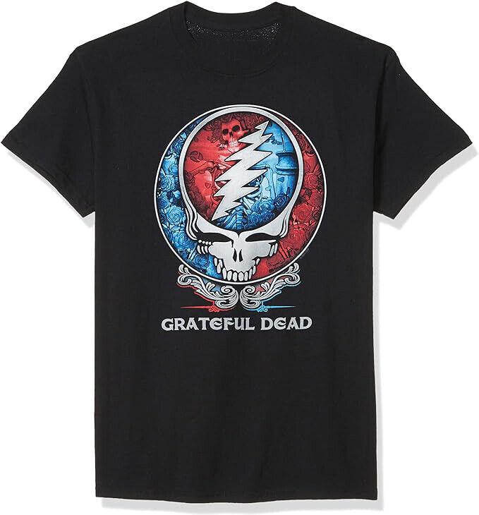 Unisex Shirt Cotton Oversize Large Size Men_s Grateful Dead Rock Band
