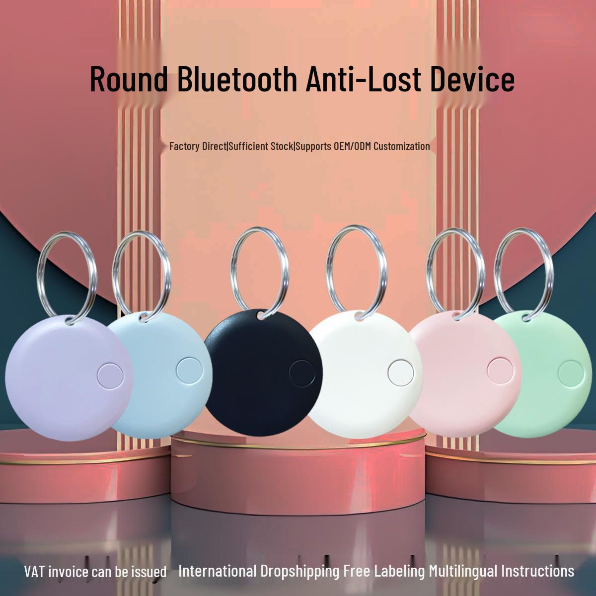 

Two-Way Bluetooth Anti-Lost Device: Key, Phone, Bag & Pet Finder Alarm слонова кістка/білий