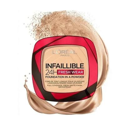 Infallible 24H Fresh Wear Powder Foundation - 130 True Beige - 