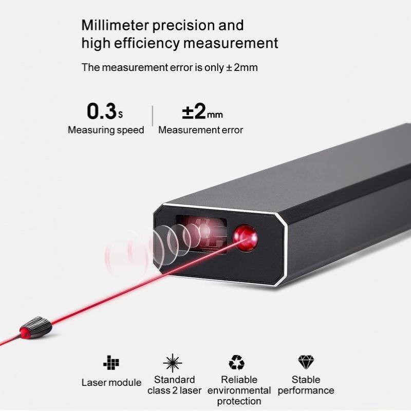 1Pcs Laser Rangefinder 40/60 Meters Portable Digital Laser Distance Meter High Precision For Construction Measurement Tool