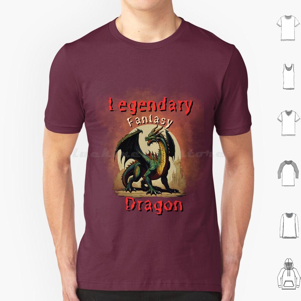 Funny Legendary Fantasy Dragon Cool Gift Mens Women T Shirt Cotton Men Women DIY Print Legendary Animals Mystic Dragon Mystic