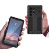 Metal Bumper Case With Shockproof Air Cushion Hidden Kickstand Galaxy S25 Ultra S24 S23 S22