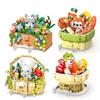 KNEW BUILT Carrot Potato DIY Potted Plant Model Building Block Toys-Great for Early LearningDesk & Home DecorFestival Present