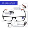 Folding Reading Glasses Men TR90 Anti-blue Light Foldable Computer Eyewear Portable Farsighted Eyewear with Case +1.0 To +4.0