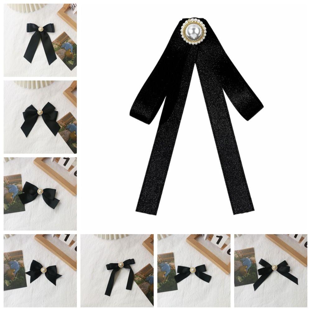 Skin Cancer Black Bow Brooch Pin Awareness Funerals Memorial Pin Simple Black Ribbon Pin  Party