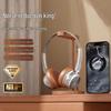 2025 Berlin Sound CR-20 Retro Over-Ear Wireless Bluetooth Noise-Cancelling Headphones with Long Battery Life