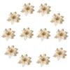 12 Pcs Hanging Decor Christmas Decor Glitter Pendant For Tree Xmas Party Home Decoration Flower Pendant Festival Gift