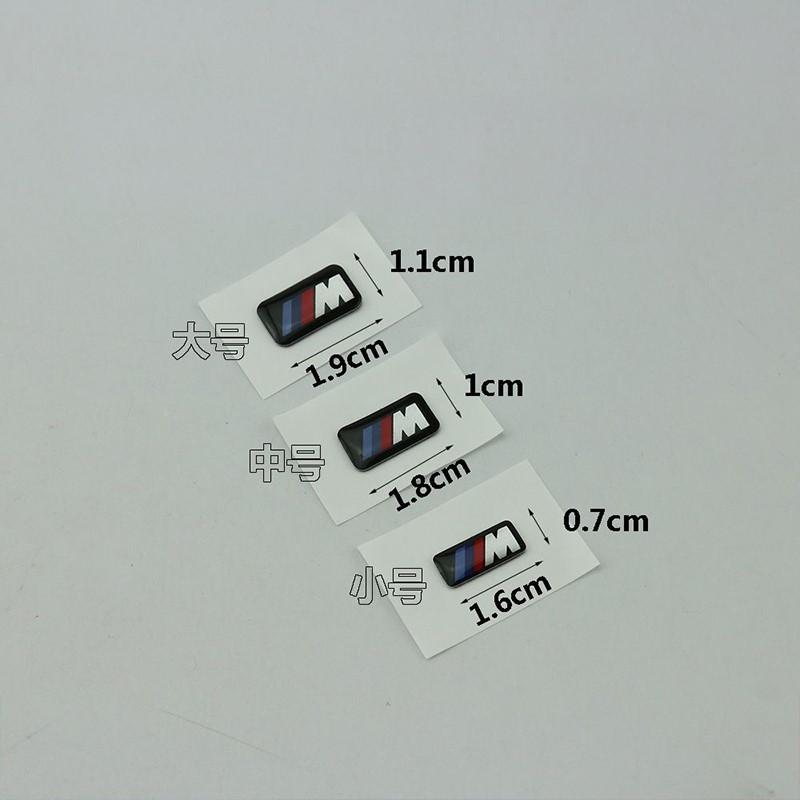DIY Car Steering Wheel Hub Caps Center Emblem Badge Center Console Sticker For BMW M Emblem E39 E38 E90 E60 F30 F20 X1 X3 X5 X6 CUO1