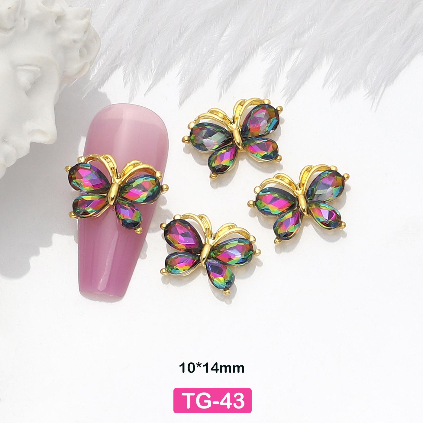 

Роскошные 3D стразы бабочка бант аксессуары для нейл-арта