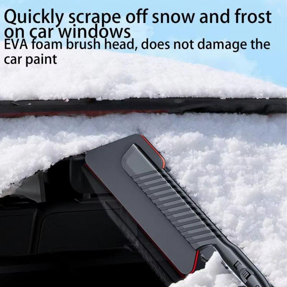 Flexible Extendable Ice Scraper 3 in 1 Snow Removal Brush  Car Wash Accessories