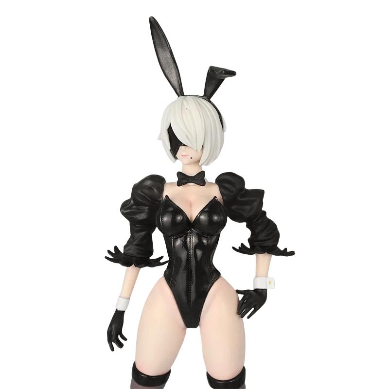 14-23cm NieR: Automata 2B Bunny Ver. Action Figure Anime Collectible PVC Model Toys Statue Doll Desktop Decoration Adults Gift