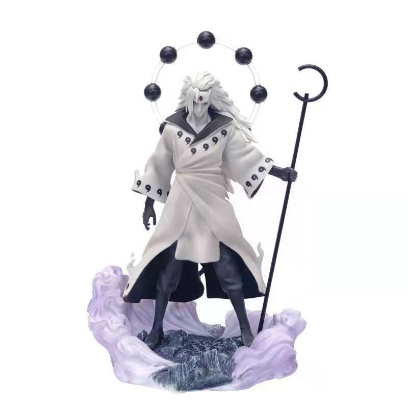 Cartoon Anime Naruto Uchiha Madara Jinchuriki Form Ver. PVC Action Figure Collection Dol lDesktop Model Statue Kids Toys Gifts