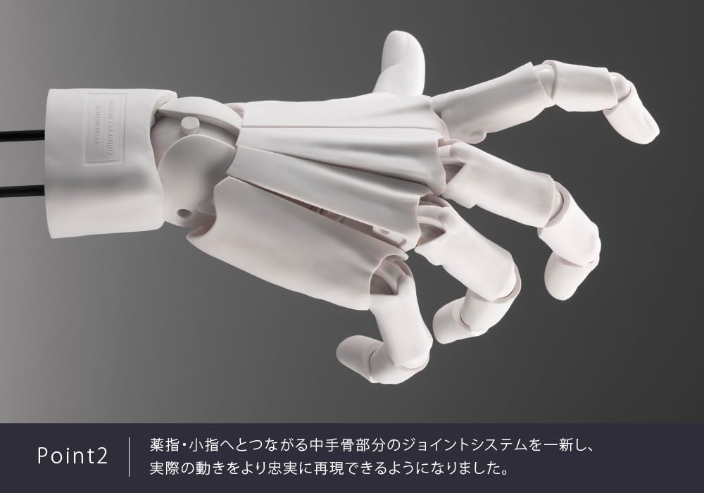 Kotobukiya Takahiro Kagami ARTIST SUPPORT ITEM Hand Model Scale Action Figure MEN'S/R -GRAY- 1/1