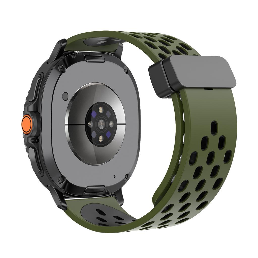 Magnetický řemínek pro Samsung Galaxy Watch 8 Classic 46mm Silikonový Sportovní Prodyšný Correa Náramek Galaxy Watch 8 44mm 40mm Řemínek
