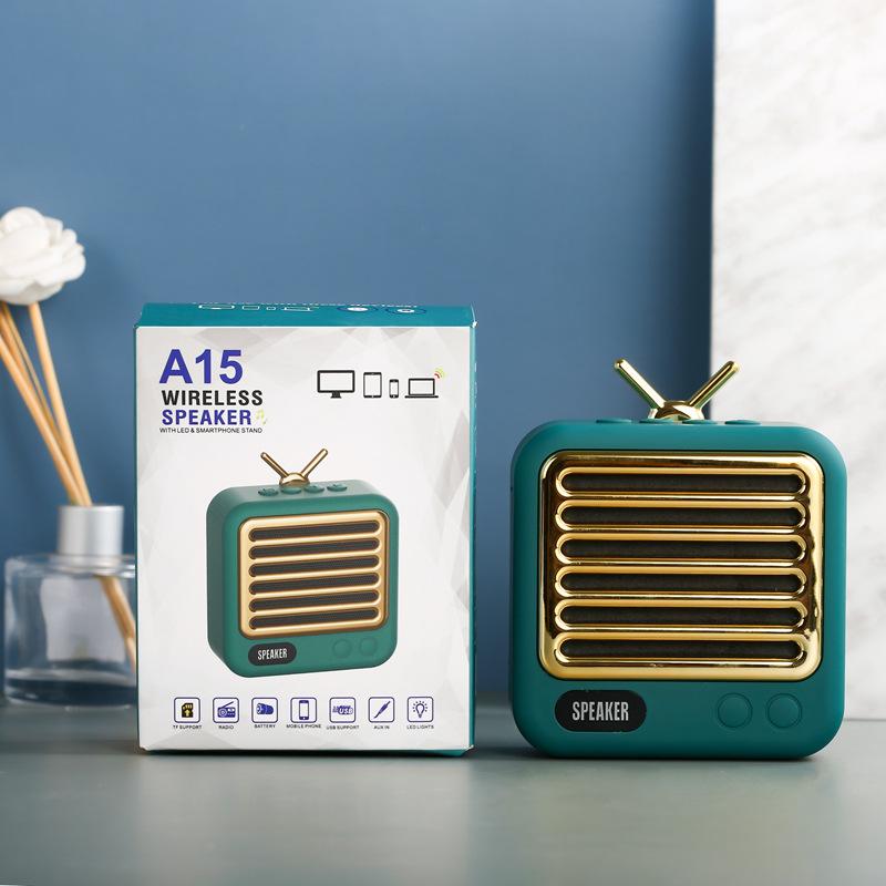 Retro Bluetooth Speaker, Small Speaker, Mini Subwoofer, High Sound Quality, Loud Volume, Portable Audio