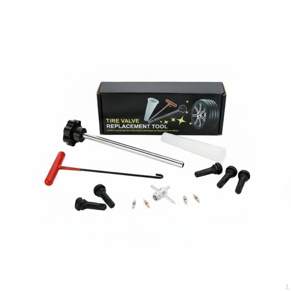 Tire Valve Installation Removal Tool Heavy Duty Set Professional Grade for