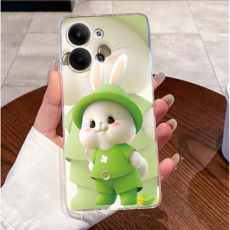 Case For OPPO Reno 9 Reno9 Pro Reno9Pro Plus 5G Phone Case Cute Heart Rabbit Luxury Funny Cover Clear Silicone Back Covers Shell