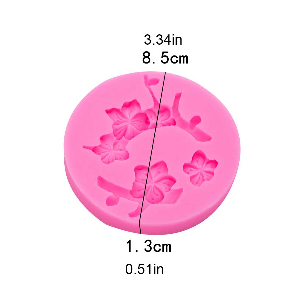 Mold Soft Multifunctional Flower Decoration Moulds Molds Household Making Tools Chocolate Muffin Wide Application