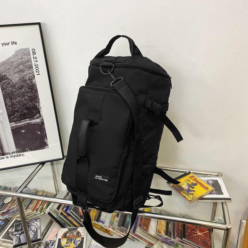 Мужской рюкзак большой вместимости для путешествий и походов с кроссбоди для бизнеса и университета Default чёрный