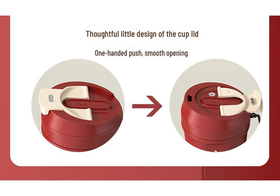 High-Value Portable Straw Cup with Lanyard, 304 Stainless Steel, Ideal for Cola and Coffee, Great Gift