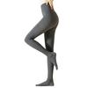 MaoRen Women's Fleece-Lined Wool Blend Vertical Stripe Slimming Pantyhose