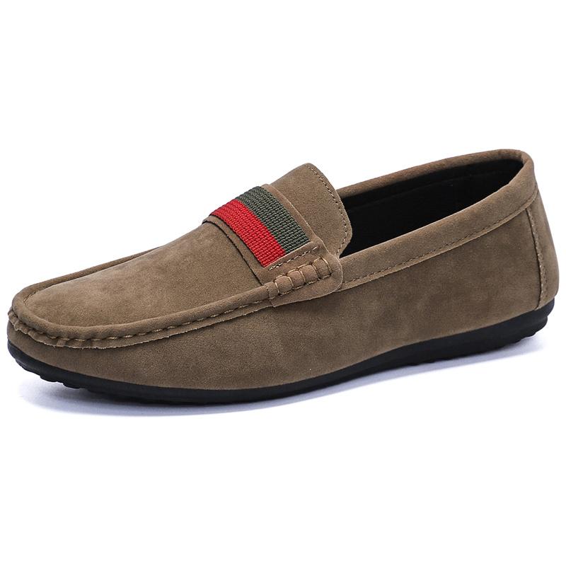 Fashion Luxury Man Moccasin Shoes Classic Handmade Suede Loafers Men Leather Casual Shoes Comfort Slip-On Driving Shoes Men Flat