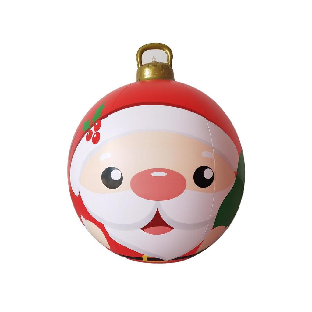 Eco-friendly PVC Inflatable Christmas Ball for Indoor & Outdoor Festive Decoration