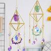 Garden Rainbows Prisms Suncatchers Outdoor Hanging Crystal Catchers Pendants Wind Chimes Catching Ornaments Home Party