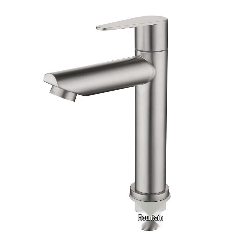 TLXT Stainless Steel Single Cold Basin Faucet