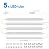Ultrahelle LED-Unterschrankleuchte für die Küche, T5-Röhre, 50 cm, 15 W, LED-Stablampe, ersetzt LED-Leuchtstoffröhre für Schminkspiegelbeleuchtung