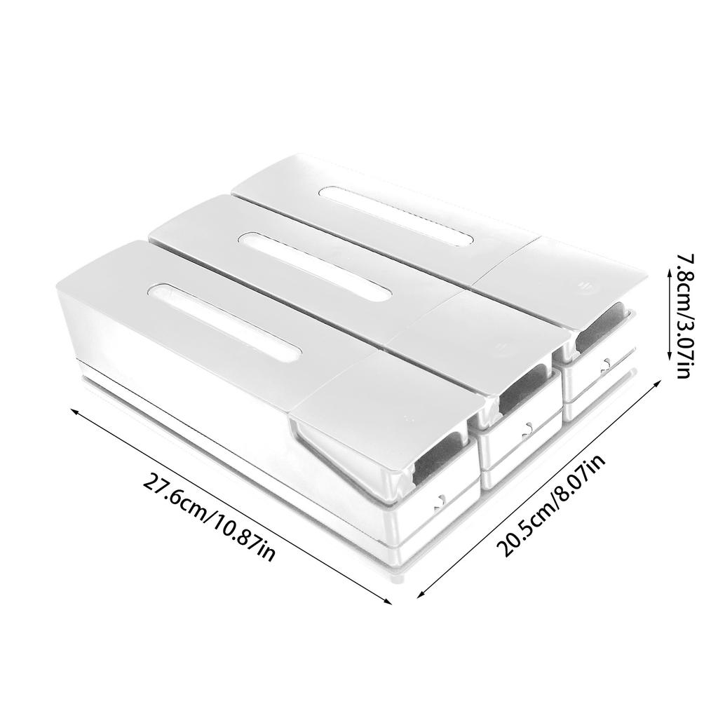Druck Flüssigseifenspender 400ML 3 Kammern Wandmontage Badezimmer Dusche Haarwaschmittel Flüssigflasche