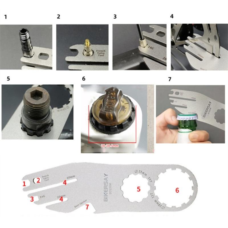 Bike Disc Brake Correct Tool Rotor Truing Fork Bike Brake Wrench for Bike