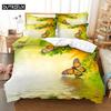 Blue Butterfly Duvet Cover Set King Size 220X240 Double Bed Single 3D Queen Bedding Sets Pink Full Twin Quilt Linen Pillowcase