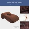 Travel Cushion Nap Sleeping Pillow Foam Slow Rebound Desk with Hollow Design for Face Down Pillows Headrest Neck Protection